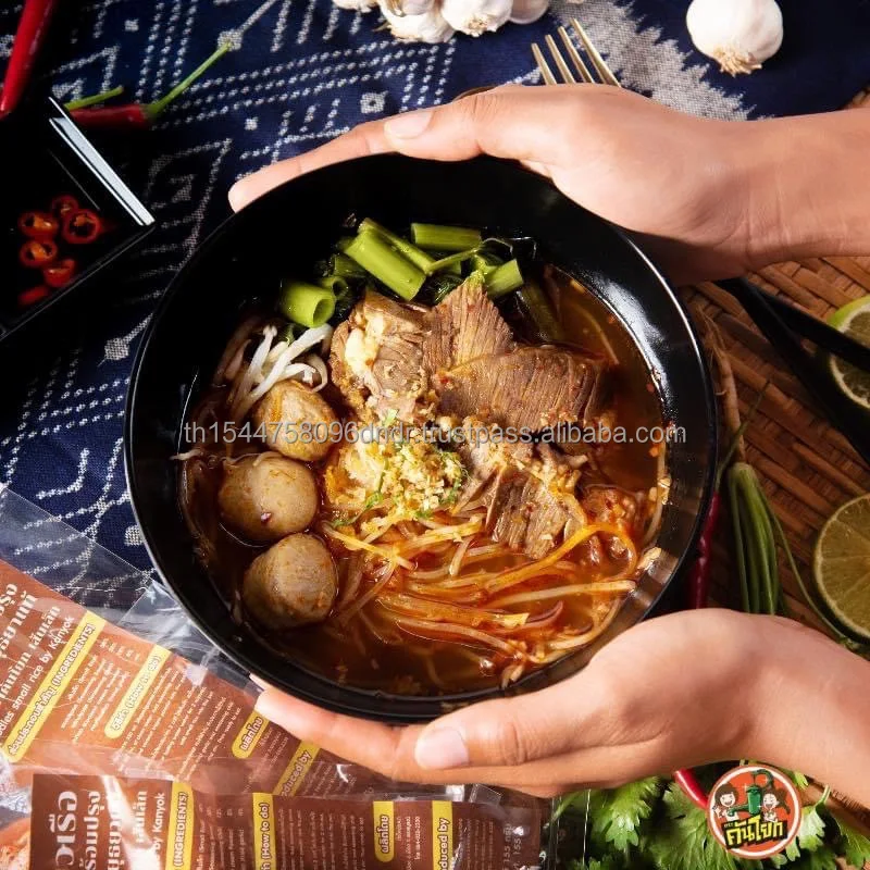 Hand Made Boat Noodles Small Rice Thai Noodles Instant Food Easy To Cook  By Kanyok
