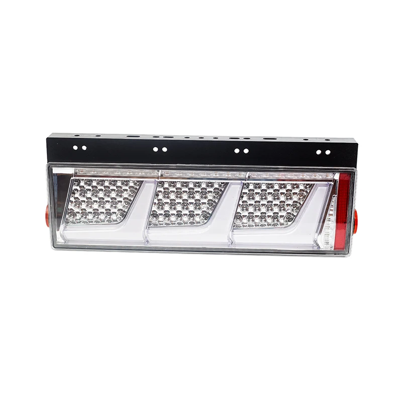 LED Side Marker Indicator Lights Side Front Rear Tail Clearance Lamp Marker Light Trailer Lights with Chrome Bezel