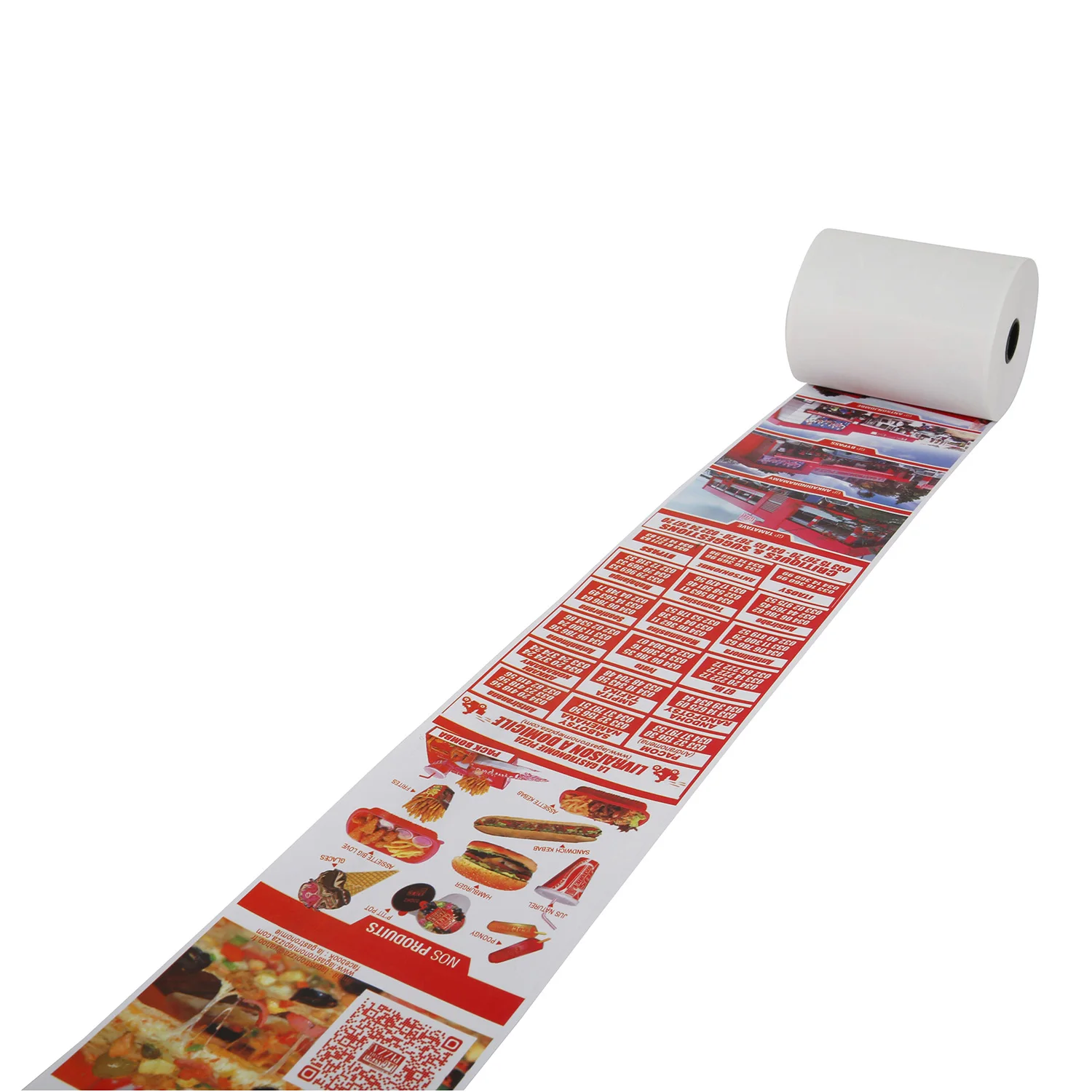 China Manufacturers 3 Days Delivery 80mm 57mm Printed Thermal Pos Paper Roll 80x80 Thermal Paper