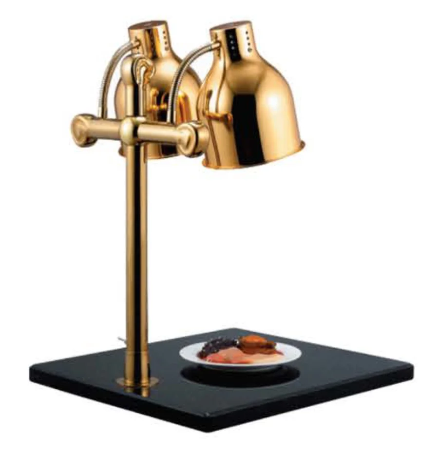 other commercial furniture professional Hot Selling 2 tanks gold color Table Lamp For Hotel Decorative