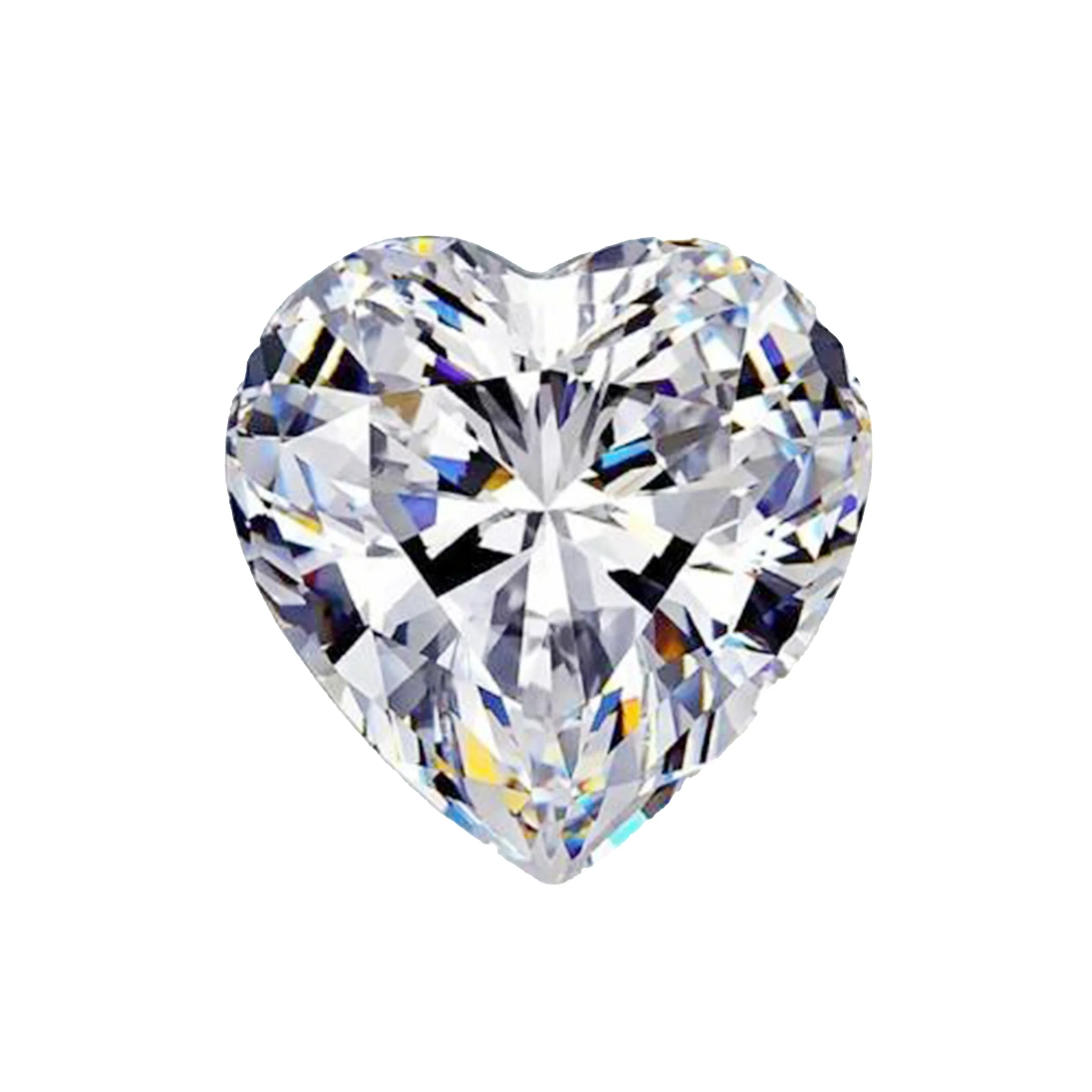 Natural diamond price lab grown Fancy Intense white color Heart shape diamond for ring gold Heart cut diamonds