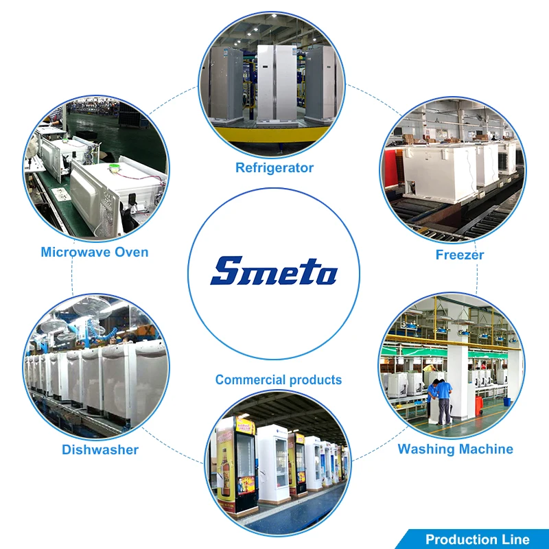 Smeta China 8kg Automatic Laundry Washing Machine with LED Display