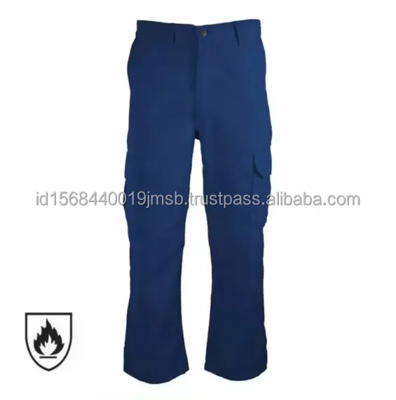 OEM Factory Supply 100% Cotton CAT 2 Fire Proof FR Work Welder Welding Flame Resistant Cargo Pants