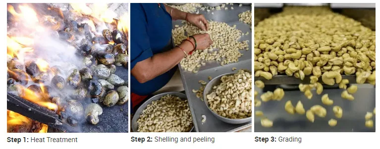 Cashew Nut Heart-moving 250g Raw Fresh cashew L/C payment term cashew vietnam Available with Organic Cultivation Type