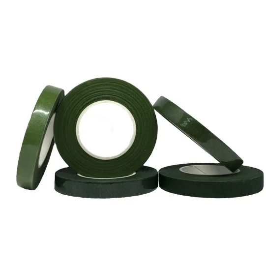 floral green stem wrap adhesive tape