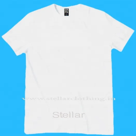 160 gsm Pure cotton Blank white t-shirt summer casual knitted cotton fabric for promotional use Round neck Short sleeve t shirt