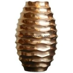 Best Trending Luxury Metal Aluminium Brown Brass Antique Floor Vase Latest Metal Vase Floor Vase For Home Office Room Gift Party