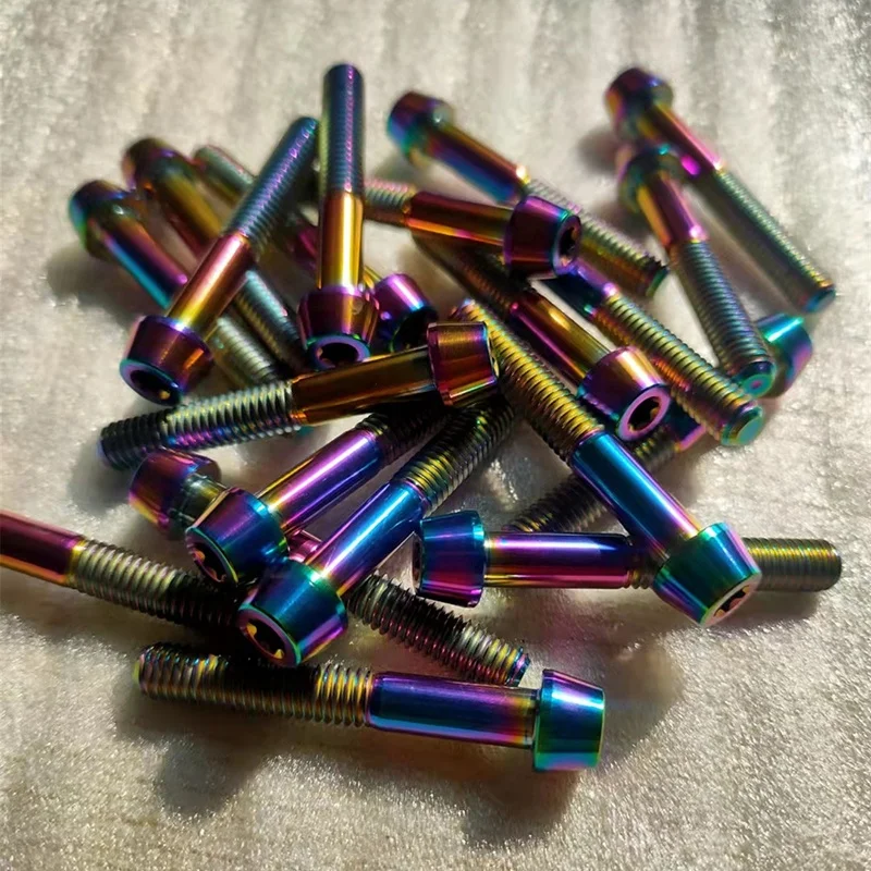 Oem Brake Motorcycle Titanium Cap-Head Screws Partial Thread Torx Hex Socket Titanium Bolt