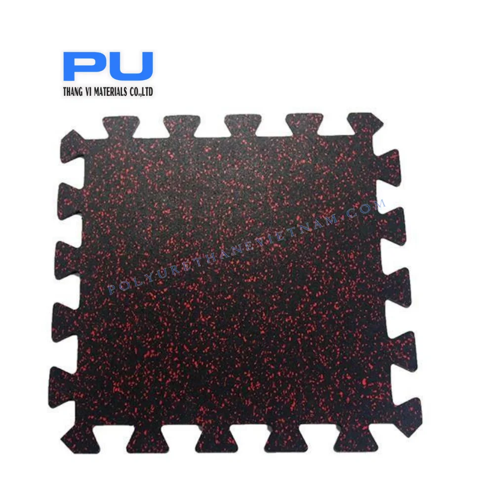 Interlock Rubber Tiles Heavy Duty Epdm Puzzled Anti Slip High Density Gym Floor for Sale
