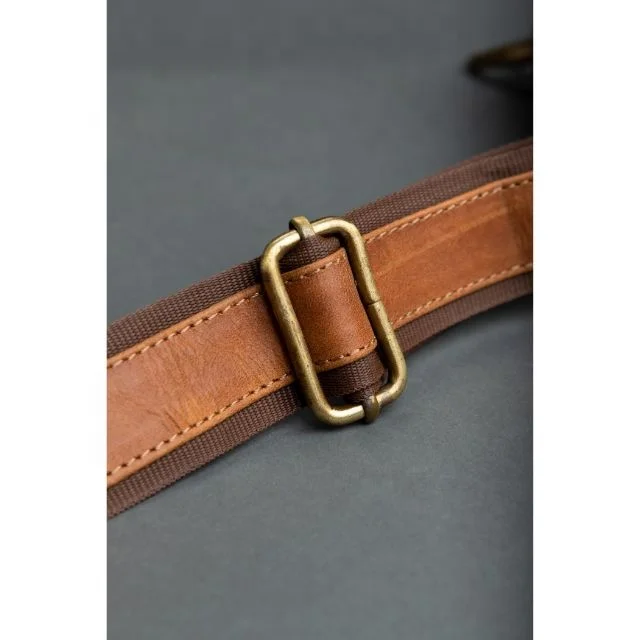 LW Multi functional Fashion Designer Messenger Bag  Detachable Strap Vintage Leather Shoulder Bag Strap