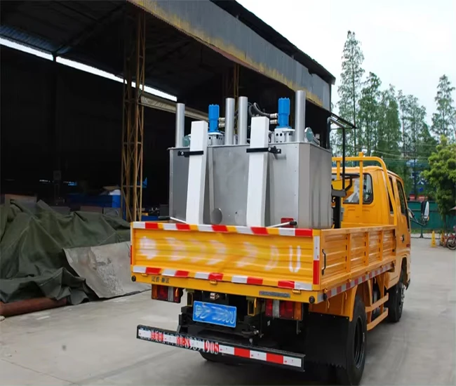 Hydraulic Double-cylinder Thermoplastic Kneader Thermoplastic Road Marking Pre heater For Road Marking Paint