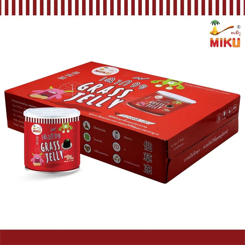 Wholesale Thailand Grass Jelly Weight Loss Slimming Healthy Snacks Keto Foods