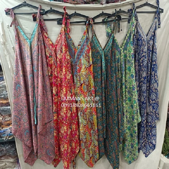 Silk Women Dress printed women long dress poly silk printed ladies top poly silk printed long dress fashion ladies tops