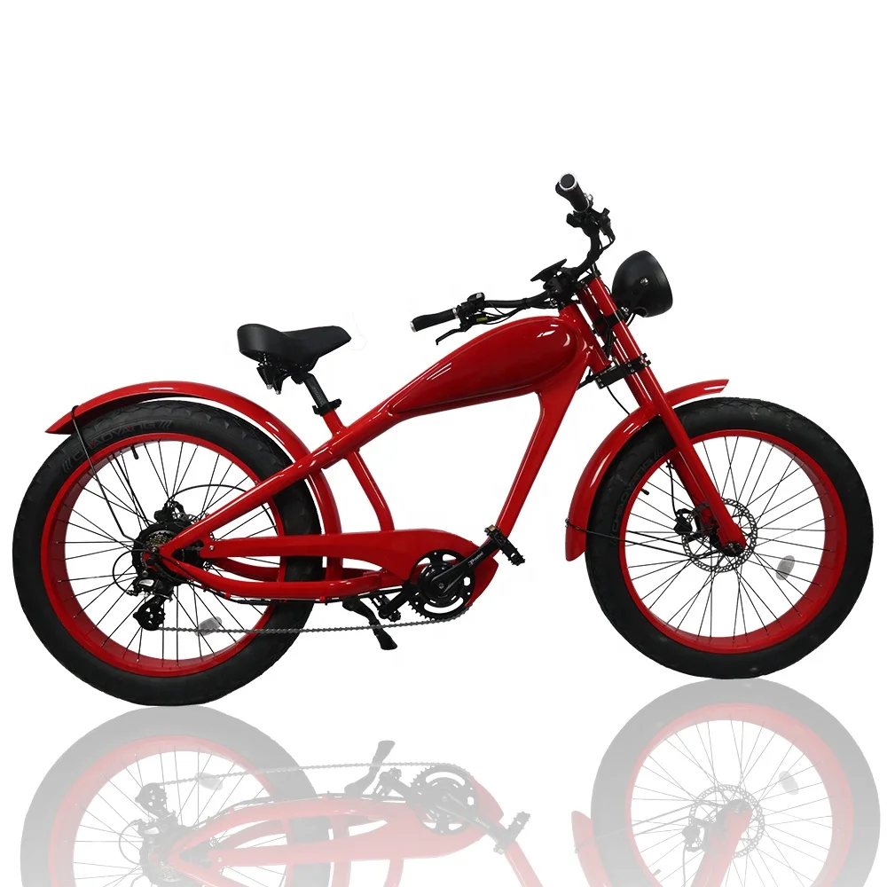 Hot selling retro vintage style USA off-road fat tyre high power cruiser electric bike motorcycles ebike