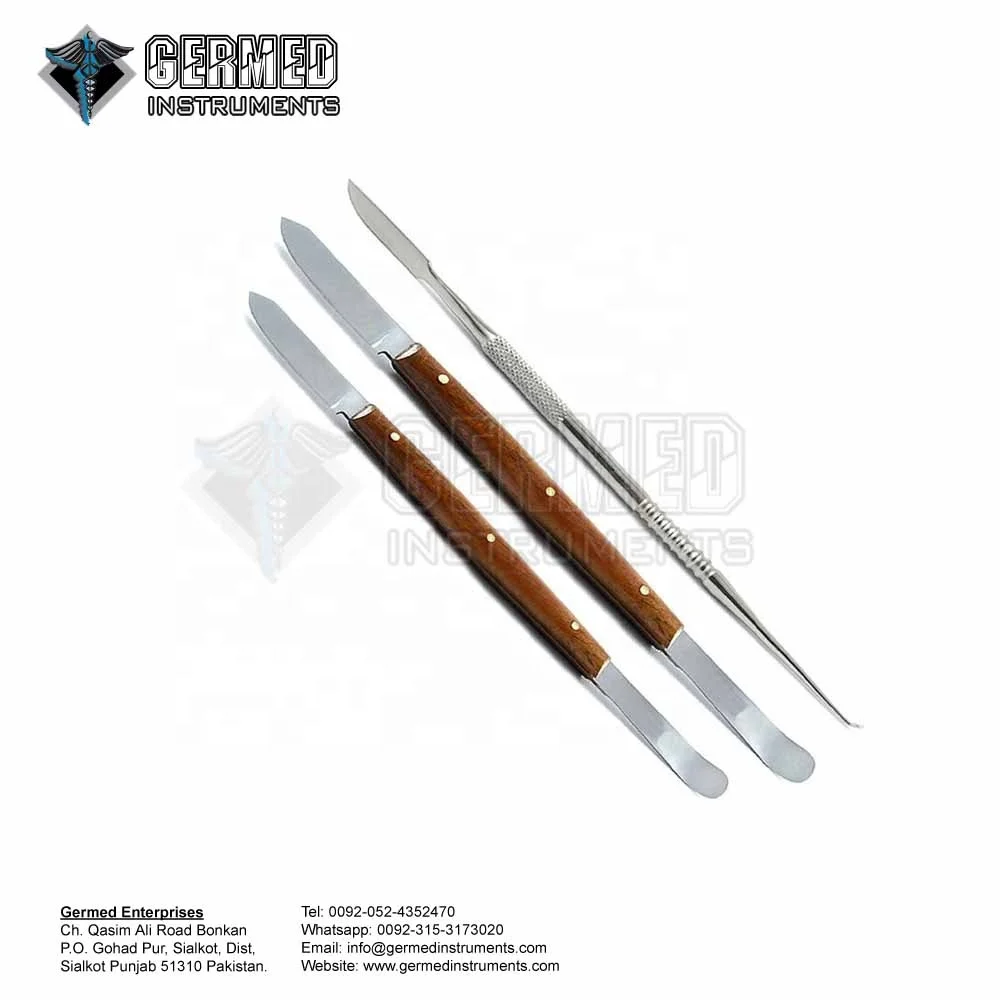 Manufacturer Supplier Sialkot Pakistan Made Dental Lab Spatula 11R Plaster Alginate Stainless Steel / Dental Mixing Spatula