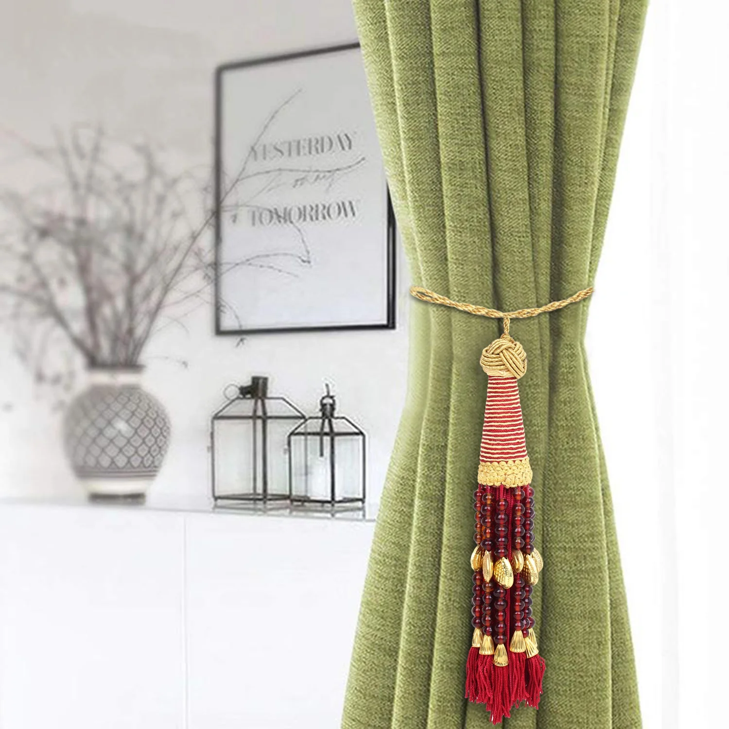 Handmade Tassel Window Ornaments Binding Rope Curtain Accessories Tassel Curtain Binding Wholesale