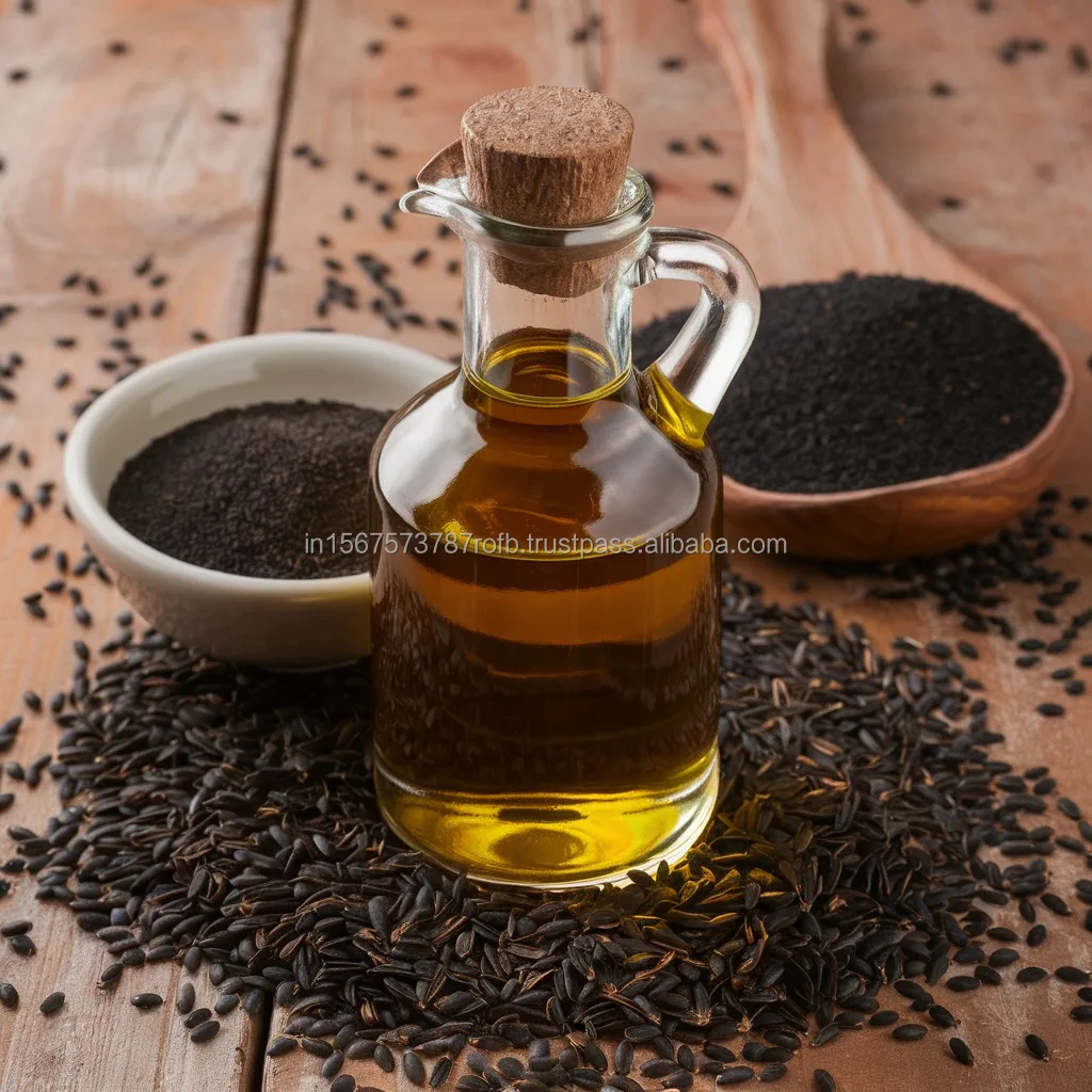 100 % Pure Black Seed Oil Min 1 to 10% Thymoquinone Manufactured with Private Labelling Nigella Sativa Oil Bulk Carrier Oil