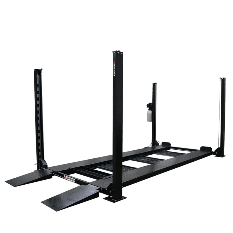 Hot selling hydraulic four post car parking lift simple vertical car stacker parking system