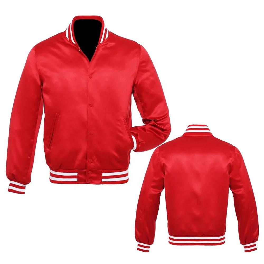 Super Slim Fit Embroidered Custom Varsity Jackets Wholesale OEM High Quality Varsity Jacket