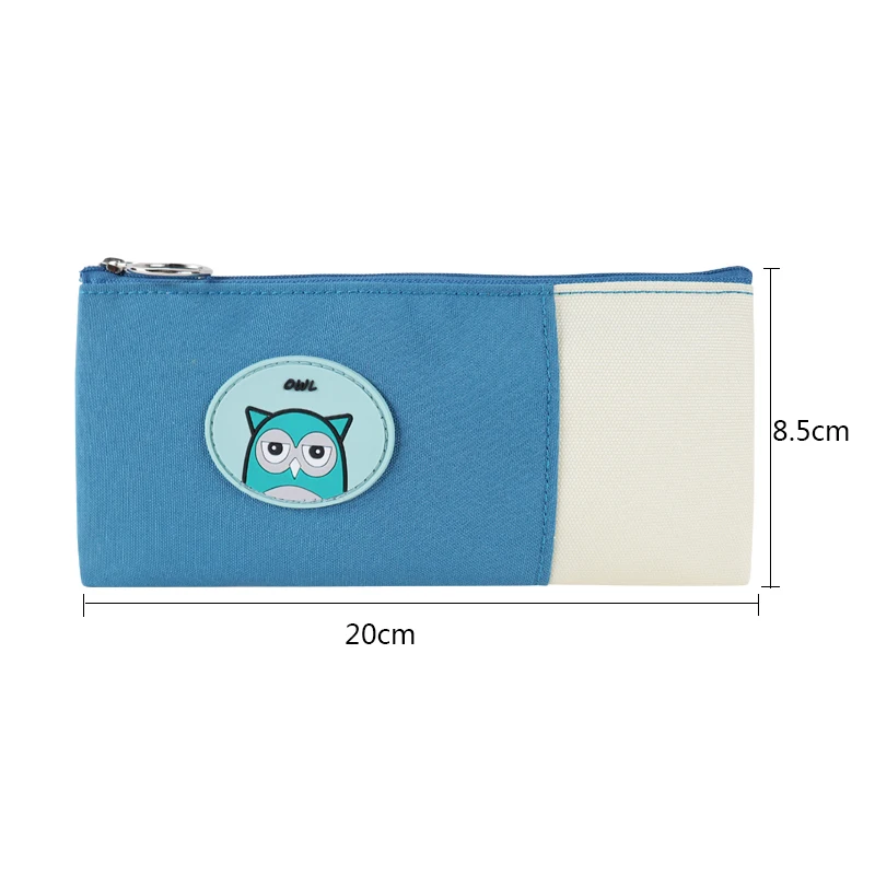 Custom Print Colour Korean Anime Kids children fabric stationary plain Cat korean kawaii pencil case