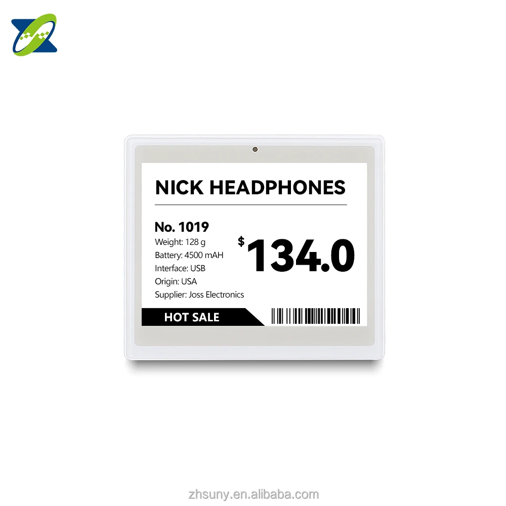 Suny 4.2inch price tag store shelf plastic electronic shelf label wifi esl eink epaper display
