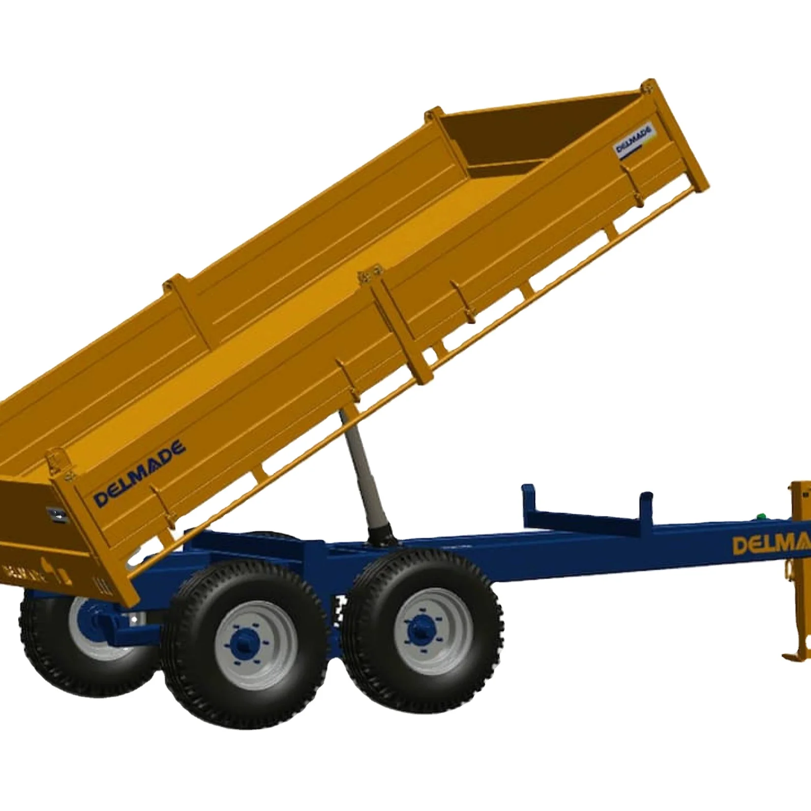 Used Agricultural Tractor Hydraulic Tipping Trailer 20 Ton Farm Dump Trailer Tractor Tipping Trailers For Tractors