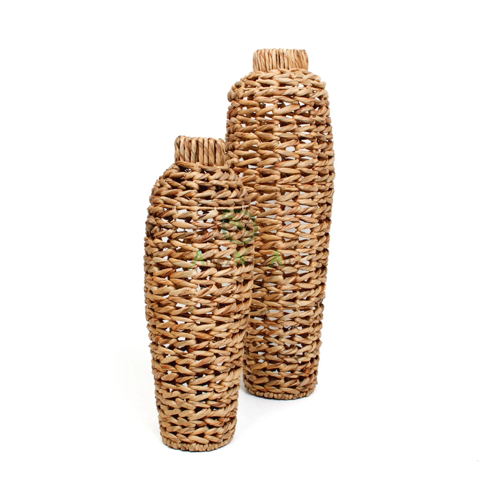 Water hyacinth floor vase/large boho vase/tall big floor standing vase for home decor