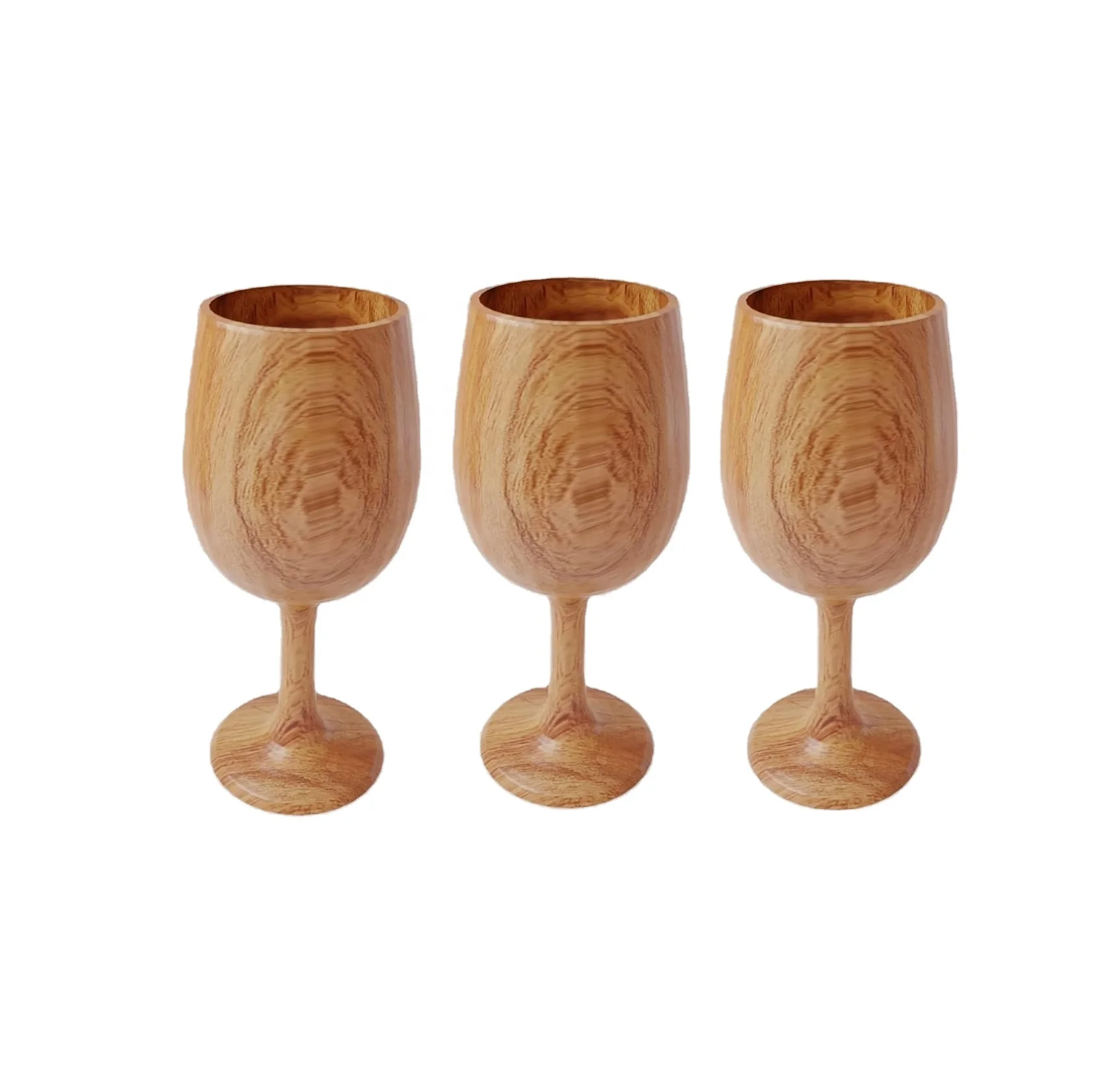 Antique Natural Wood Wine Drinking Glasses Multipurpose Beverage Party Shot Glasses Handcrafted with Love & Care