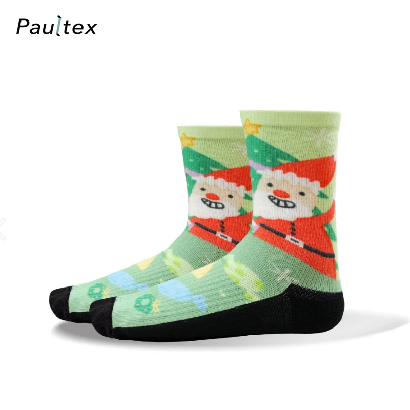 Christmas women socks  wholesale novelty socks with sustainable yarn