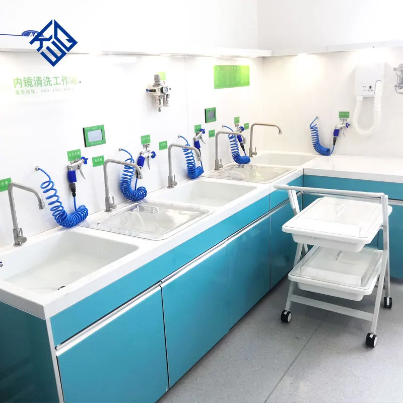 Endoscope Cleaning and Disinfecting Table Integrated Cleaning Center