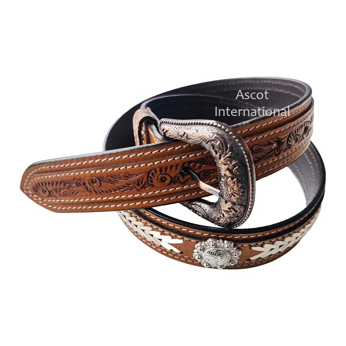 Высококачественные мужские ремни для верховой езды из натуральной кожи в ковбойском стиле ширина 35 мм со стальной пряжкой оптовая продажа