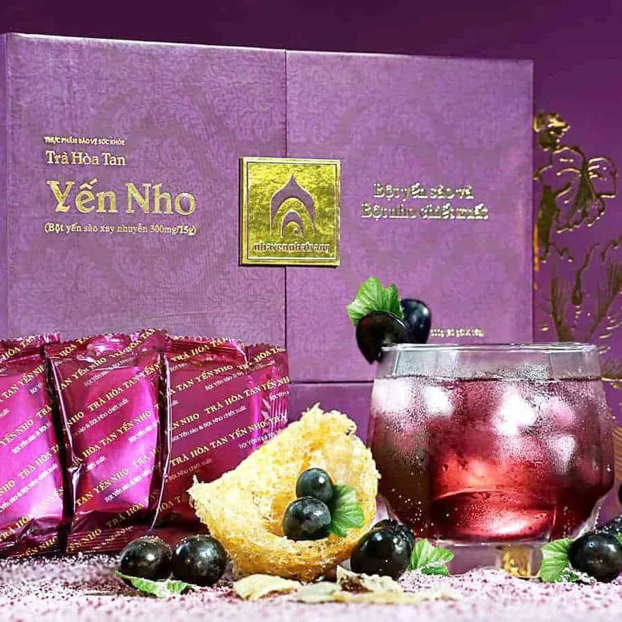 
Swallow Nest Grape Instant Tea Health Care Products High Quality 