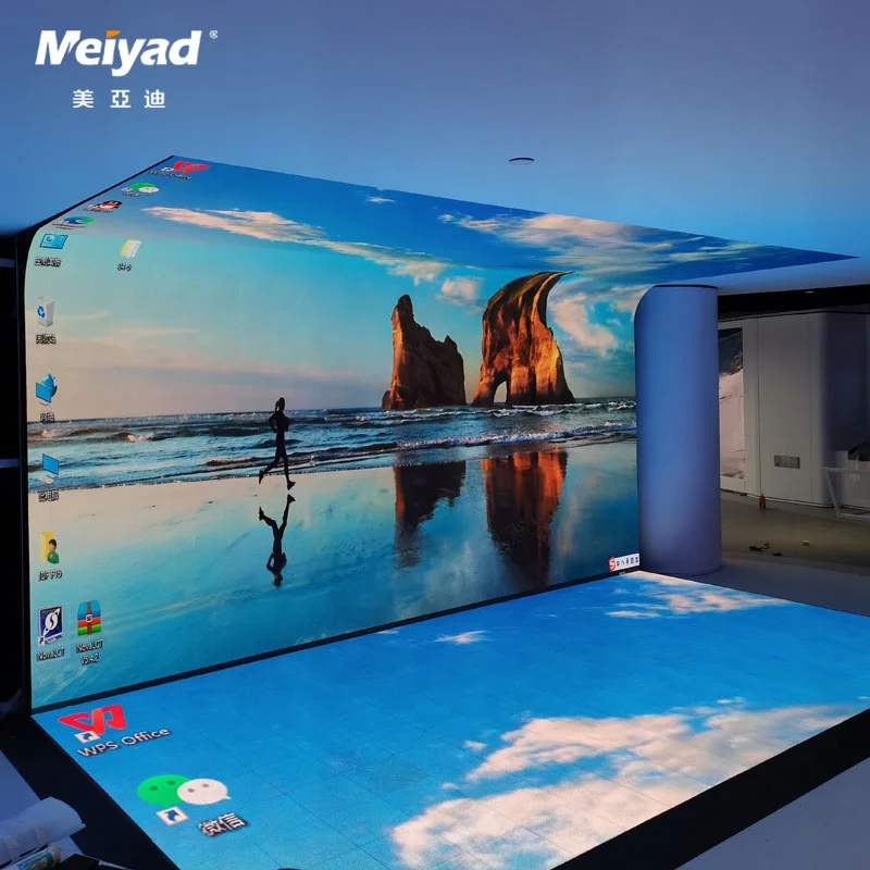 P2.5 Indoor Full Color Flexible 4K LED HD Display Screen P2 Indoor Advertising LED Display Flexible