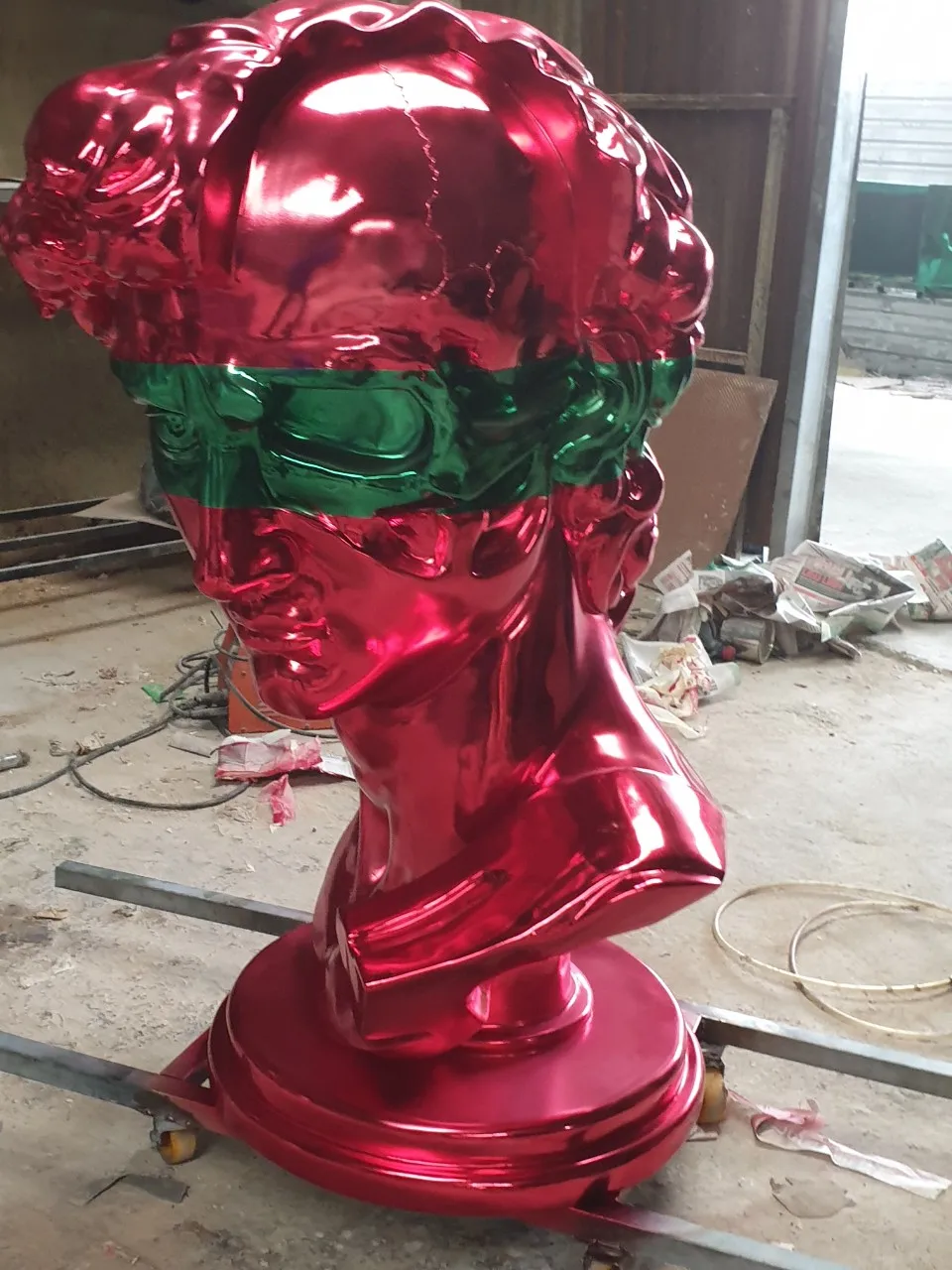 High Quality Luxury Cabeza De David Statue Art Sculpture Custom Design Resin Bust of David Luxury Home Decoration from Vietnam