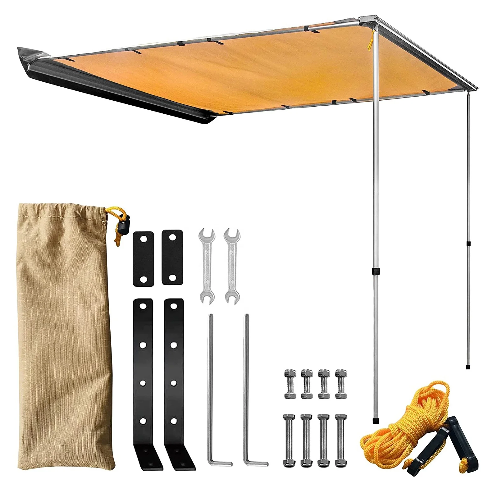 250x300x200cm Camper waterproof rainfly rain tarp portable car rear awning