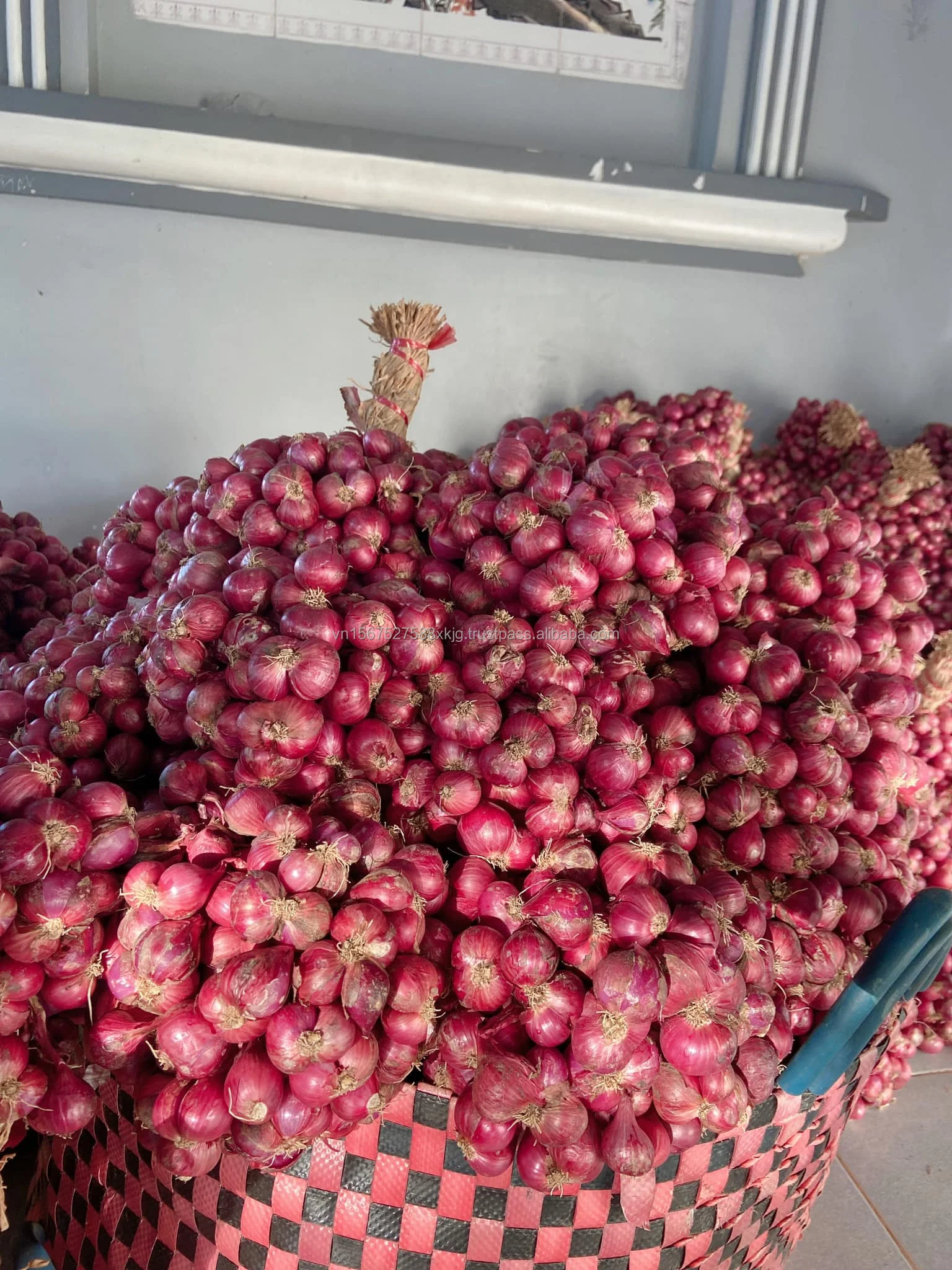 Vietnamese Export Quality Red Fresh Onions High-Grade Product in round Pattern Peeled Onions