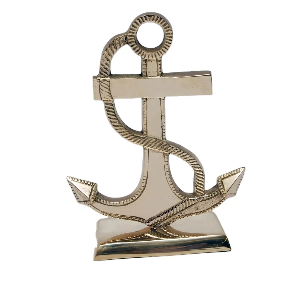 Nautical Solid Brass Ship Anchor Table Top Decorative Anchor for Table Top Decorative Desktop Ship Anchor