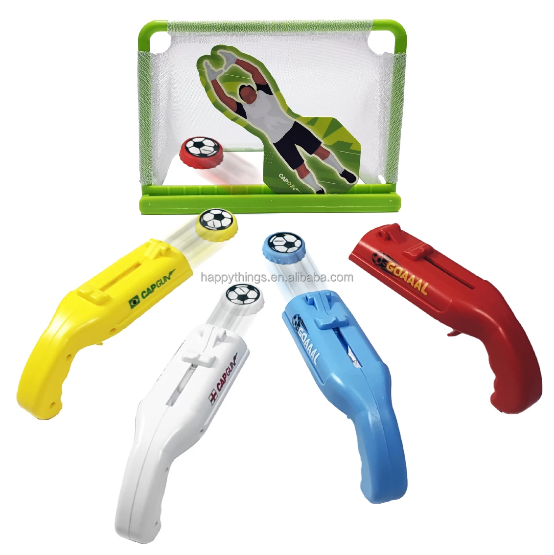 Factory Direct World Cup 2022 Party Novelty Cap Gun Bottle Opener Drinking Game Set