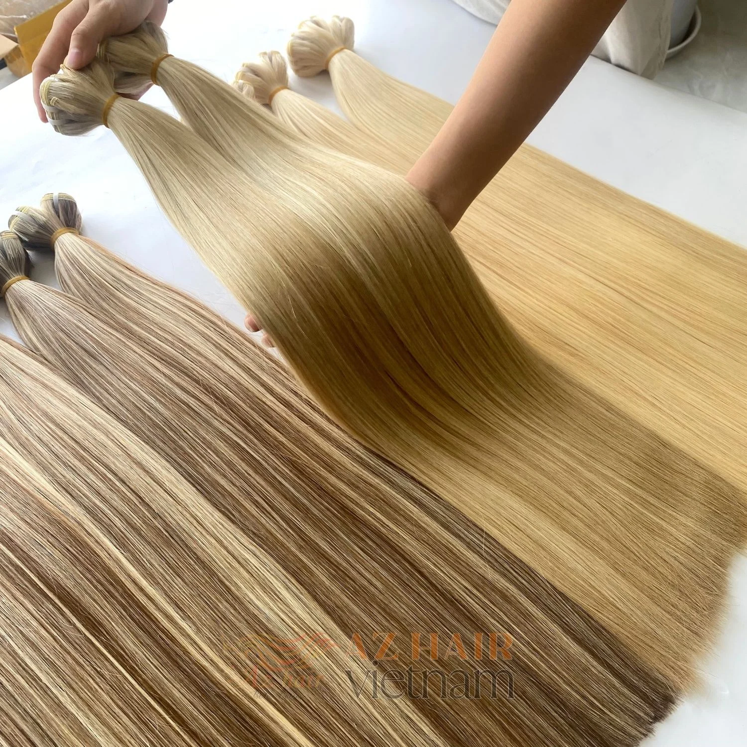 Colors Straight Machine Sewing Factory Directly Double Drawn Hair Extensions Vietnamese Weft