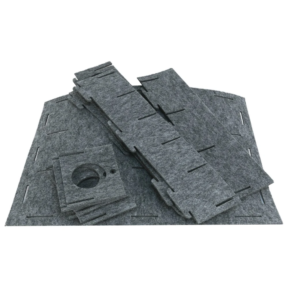 Custom Multi-Chamber Villa Maze Multi-Room Hideouts Tunnel Exploring Toys felt Hamster Hideout House