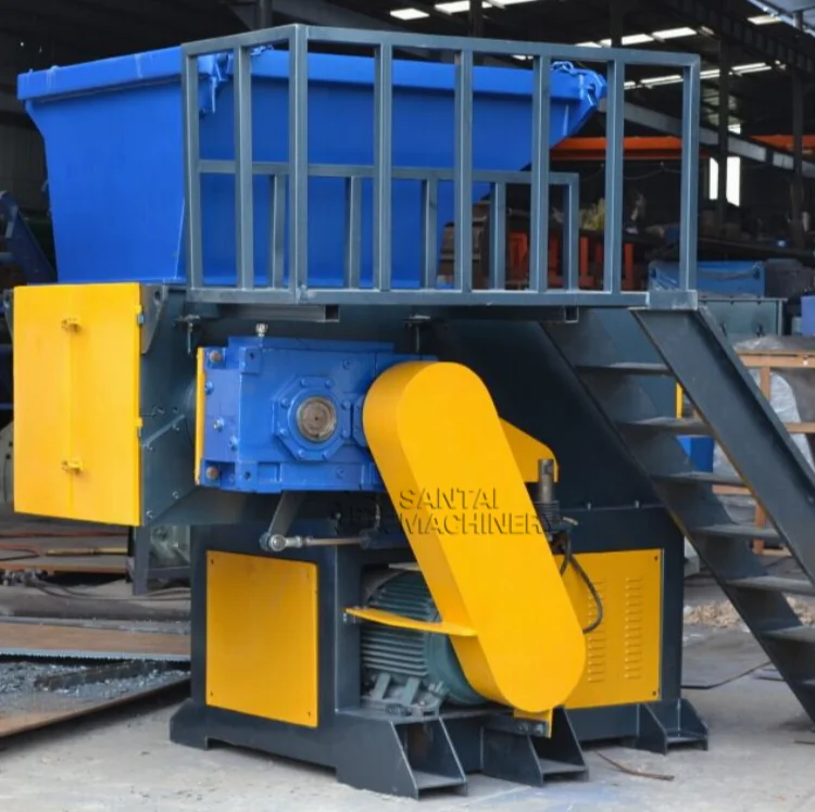 High Performance Large Recycling Station Garbage Station Recycling Processing Single Shaft Shredder