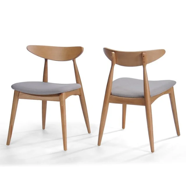 Dining Chairs With Made of Teak Wooden Dining Room Furniture for Restaurant Cafe Coffee Shop High Quality Furniture