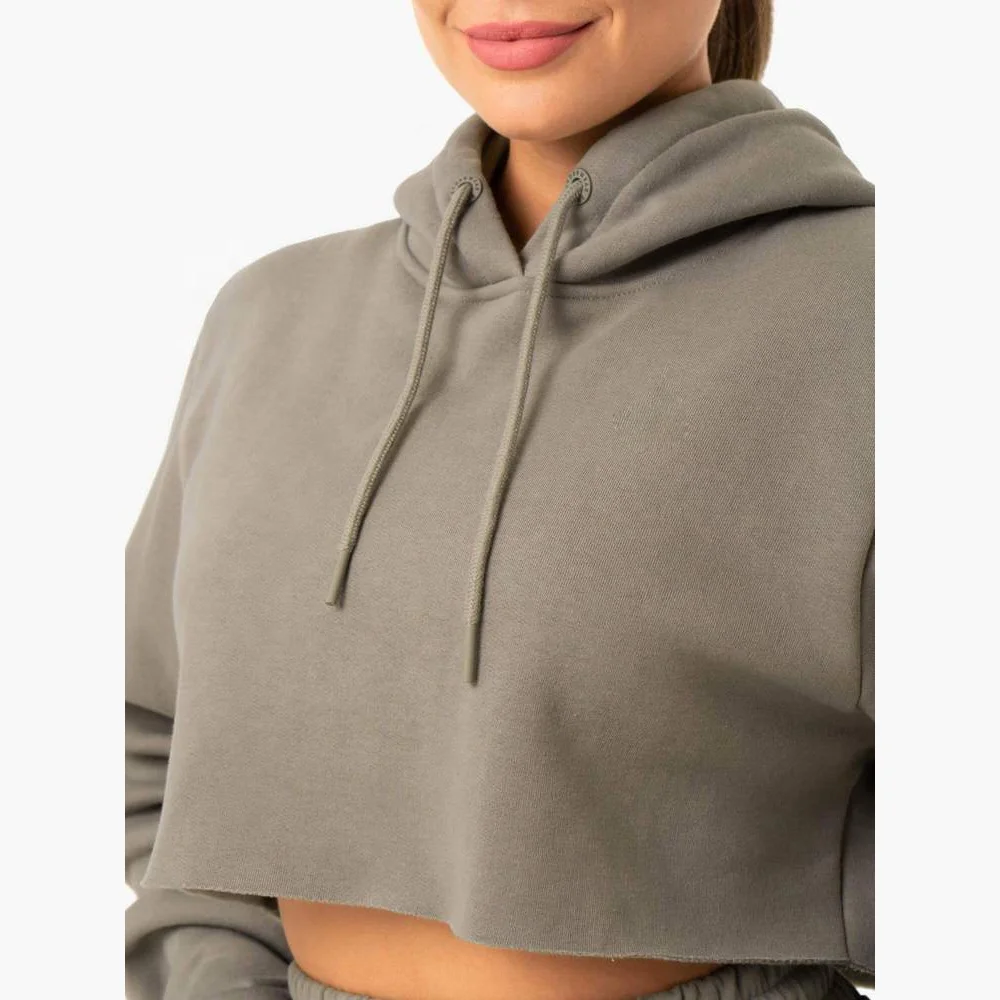 Apparel Design Services for Women Crop Top Hoodie