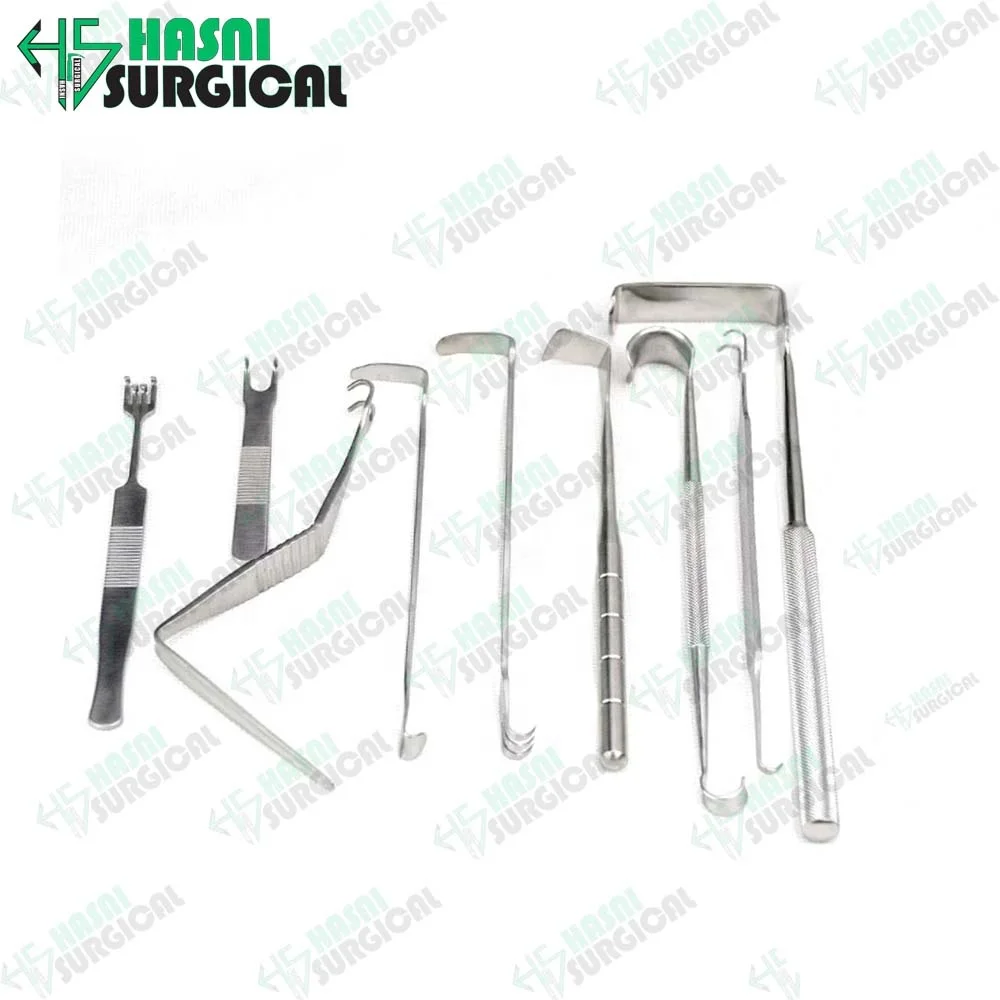 Nasal Bone Nose Surgery Set Double Eyelid Tools Spade Type Round Handle Plastic Surgery