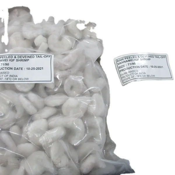 Good Quality Cheap Price Supply Frozen  PD tail Off Vannamei Shrimps
