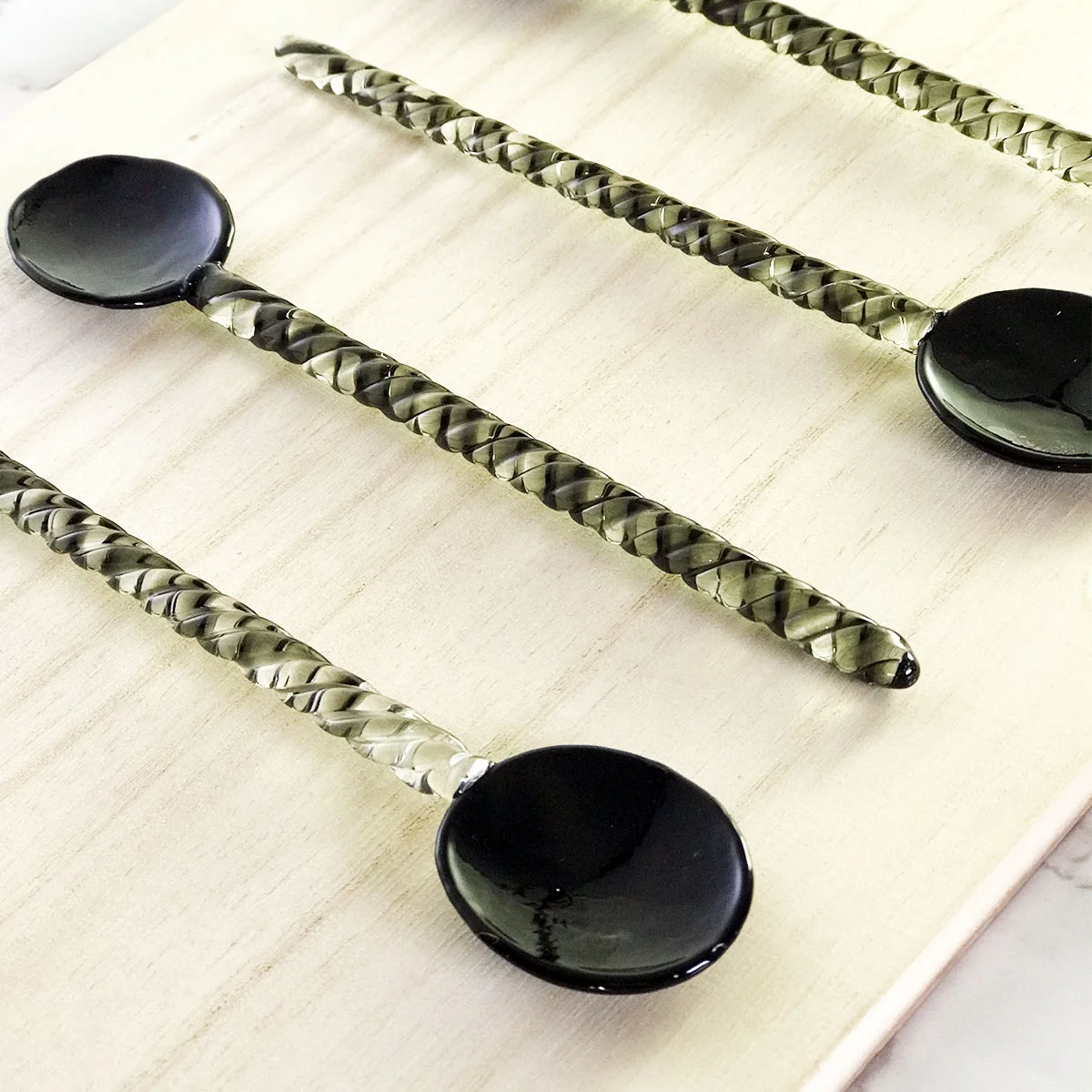 Reusable Handmade Glass Spoon