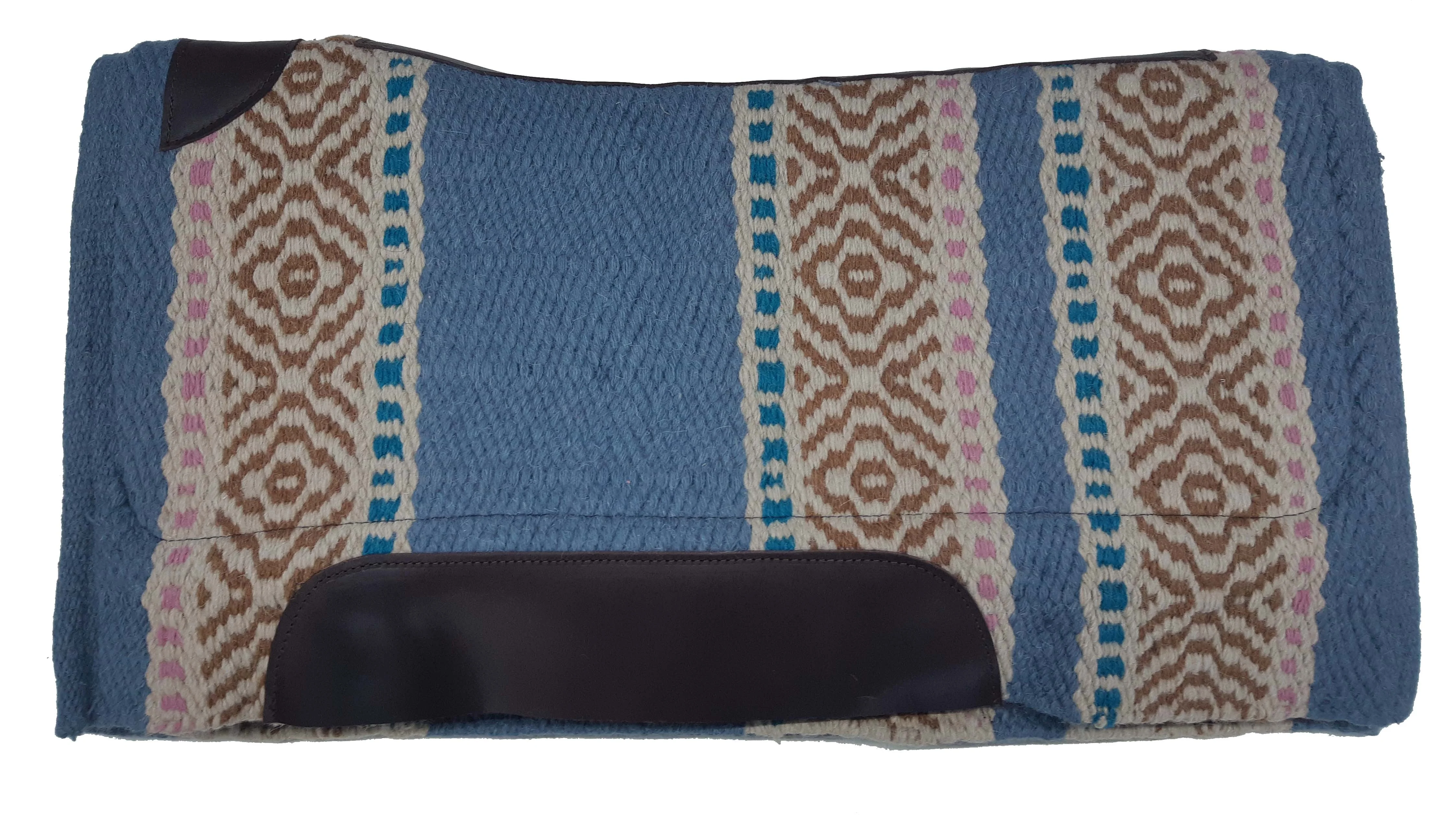 Portable High Quality Indian Wool Western Saddle Pad with Solid Colored For Horse Racing Uses Equipment By Exporters