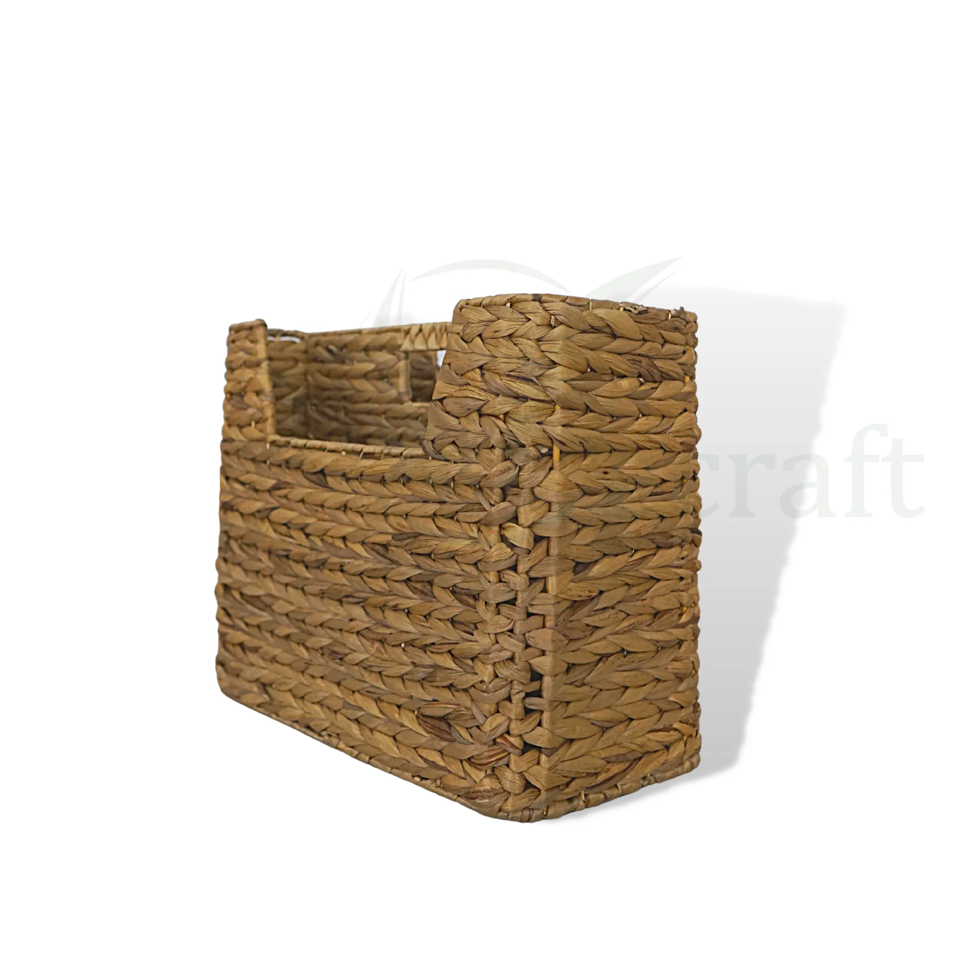 Magazine Holder Woven Water Hyancinth Holder Keep Your Magazines Dust-free And Organized For Sale