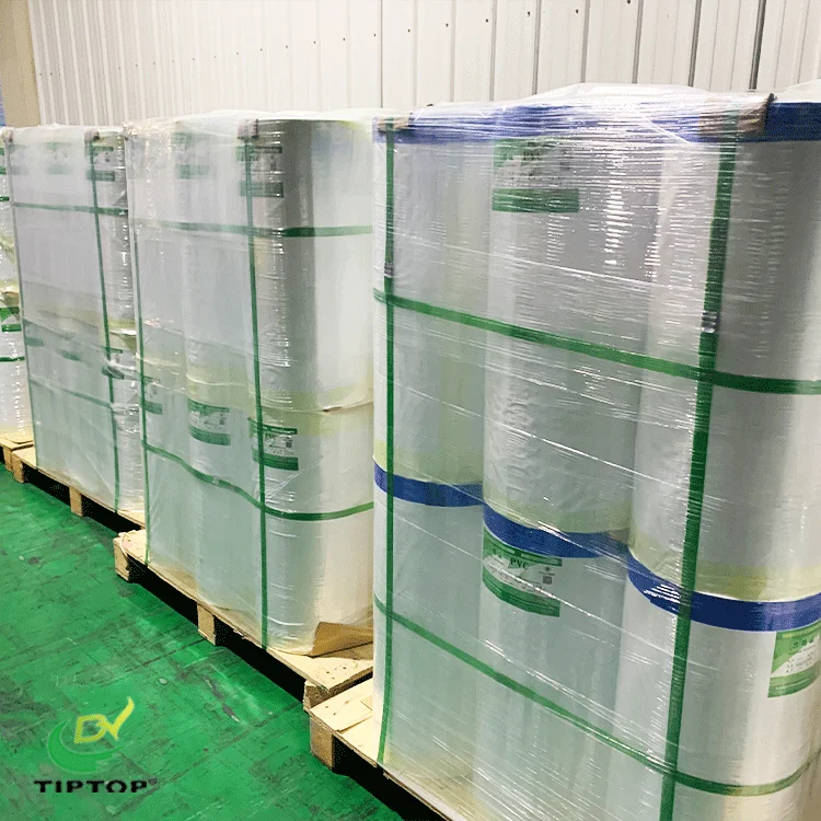 Tiptop 0.13mm clear waterproof transparent colorful packaging plastic sheet rigid PVC film