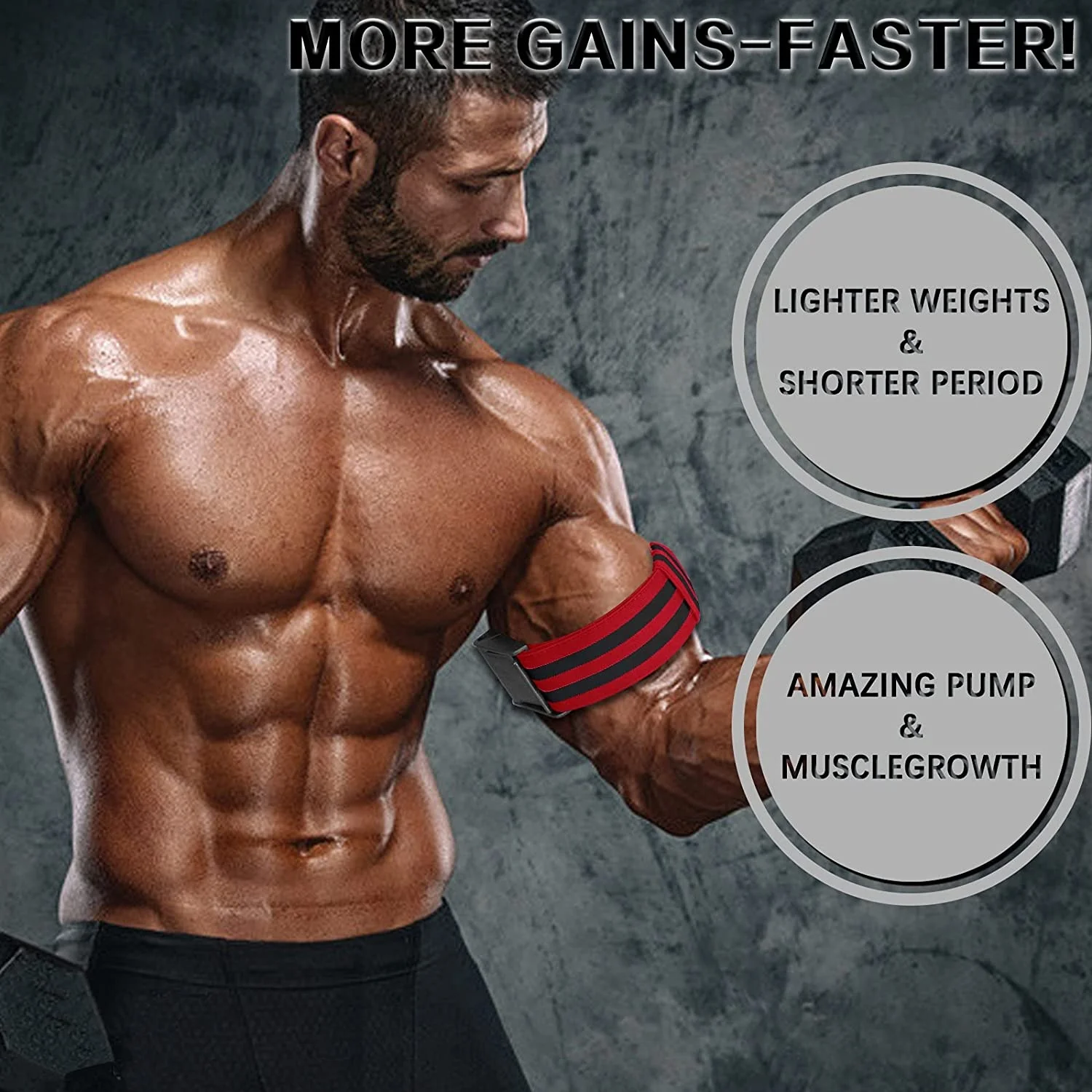 2022 New Arrival Flow Resistance Training Band Blood Flow Restriction BFR Band Strap Occlusion BFR Band Strap